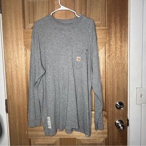 Carhartt Gray FR men’s Shirt long sleeve size 2XL